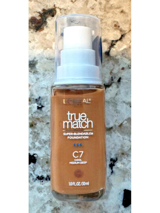 L'Oreal Other - L'Oreal True Match Super-Blendable Foundation, C7, Cool Medium Deep